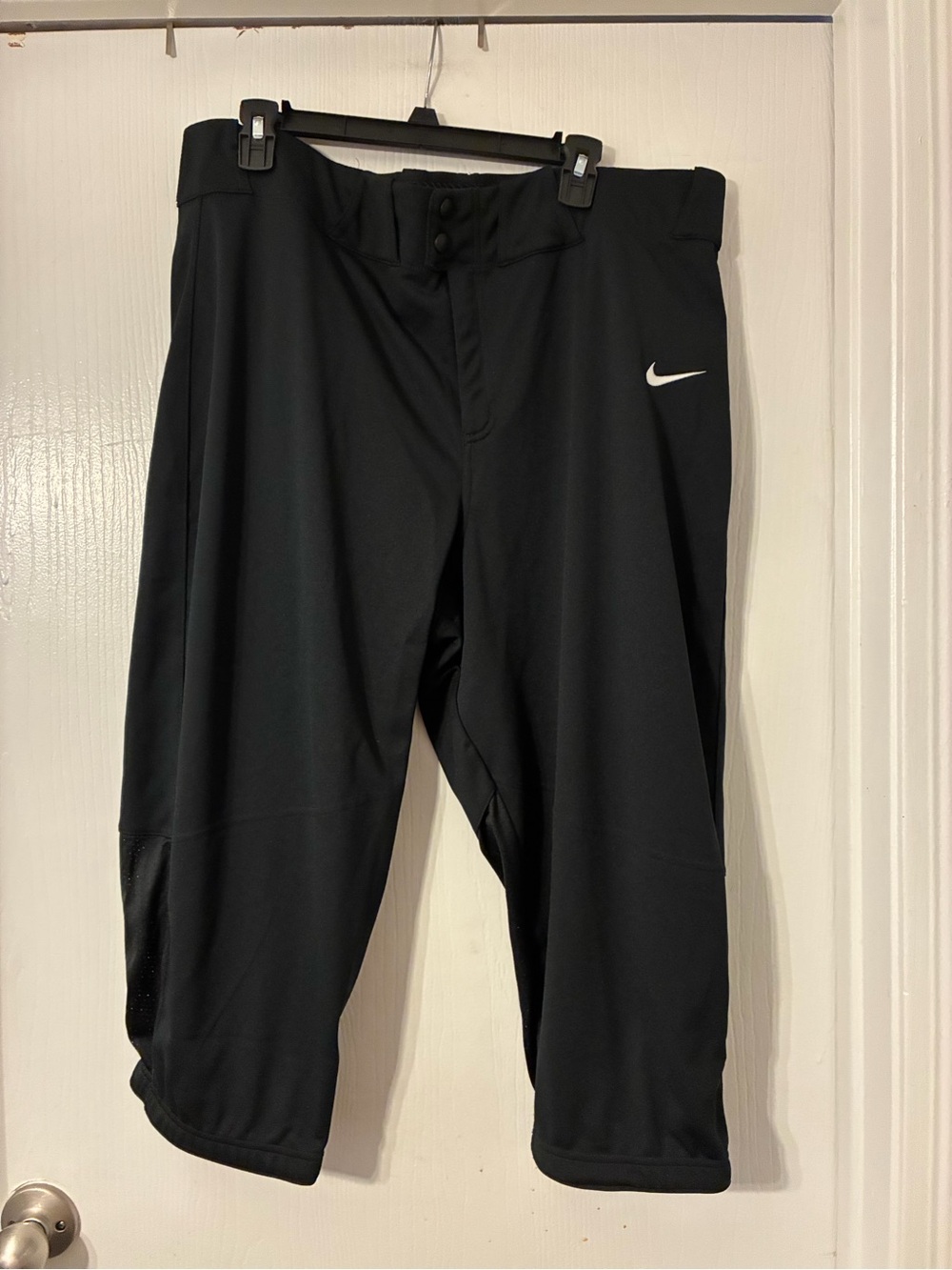 Nike Black Men’s Vapor Select Baseball Pants Thick Elastic Waist
